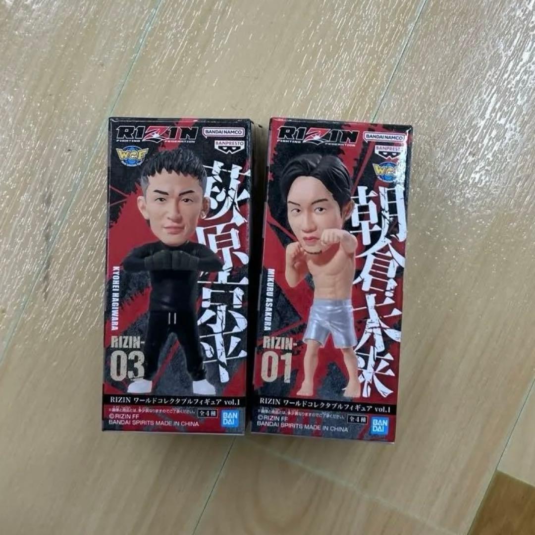 RIZIN ワールドコレクタブルフィギュア朝倉未来 萩原京平