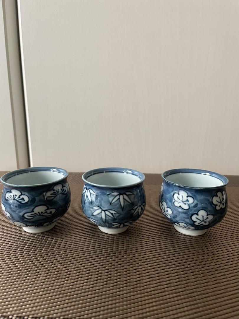 源右衛門釜 古染風 松竹梅酒器セット
