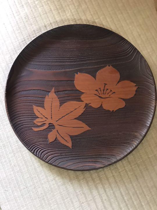 木製お盆4枚セット