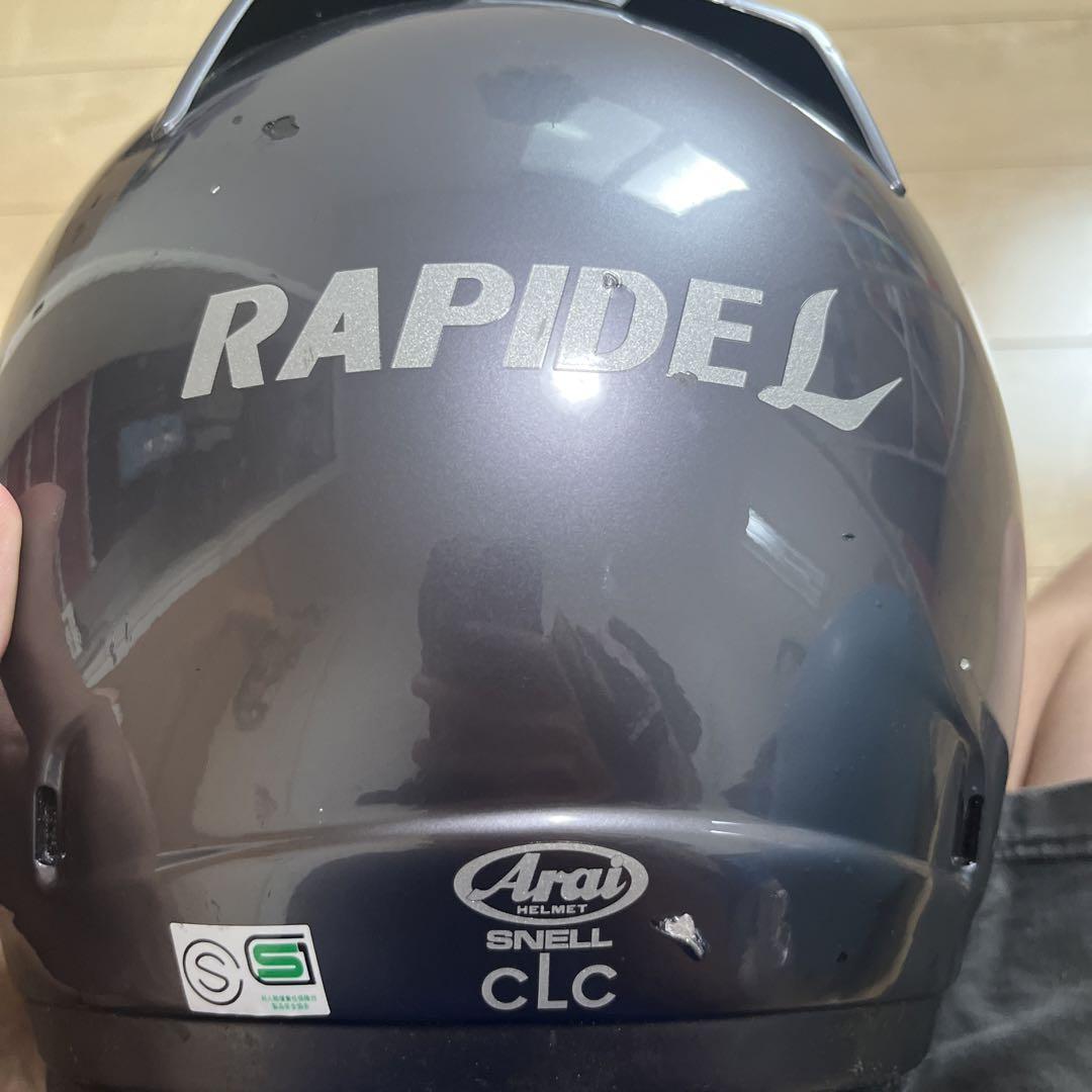 しろさんArai フルフェイスヘルメット　RAPIDEL しろさん様専用Arai フルフェイスヘルメット RAPIDEL - メルカリ