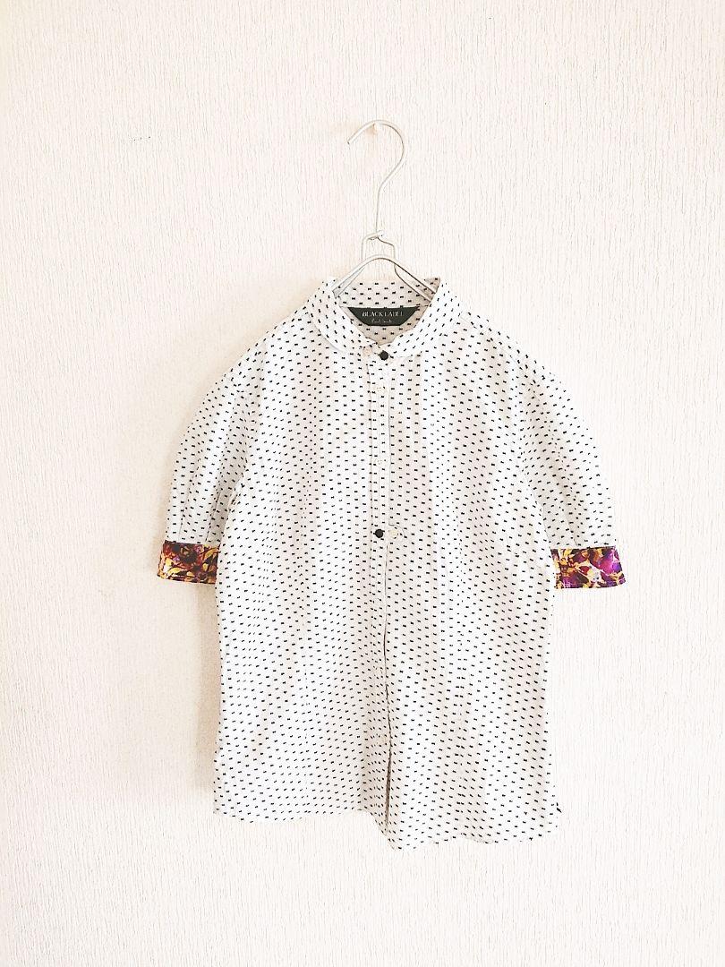 D220367 BLACK Label Paul Smith 総柄 半袖シャツ
