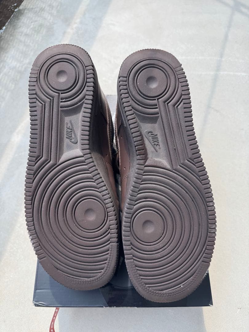 【美品】Nike Air Force 1 × Supreme ブラウン 28.0