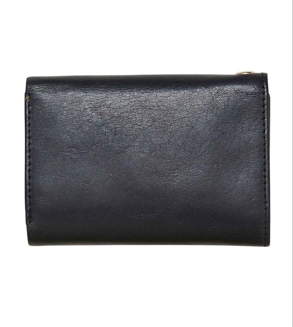 フレンドリーな HYSTERIC GLAMOUR ロゴスタッズ 三つ折り財布Hysteric Glamour