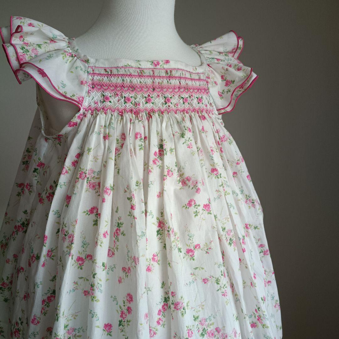 ㉕エリザベス ピンク ハンドメイド トップス120cm TALLINNNEXPO_COM