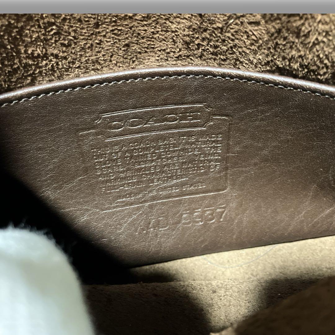 オールドコーチ 2way ヴィンテージ フラップ ショルダーバッグ ブラウン