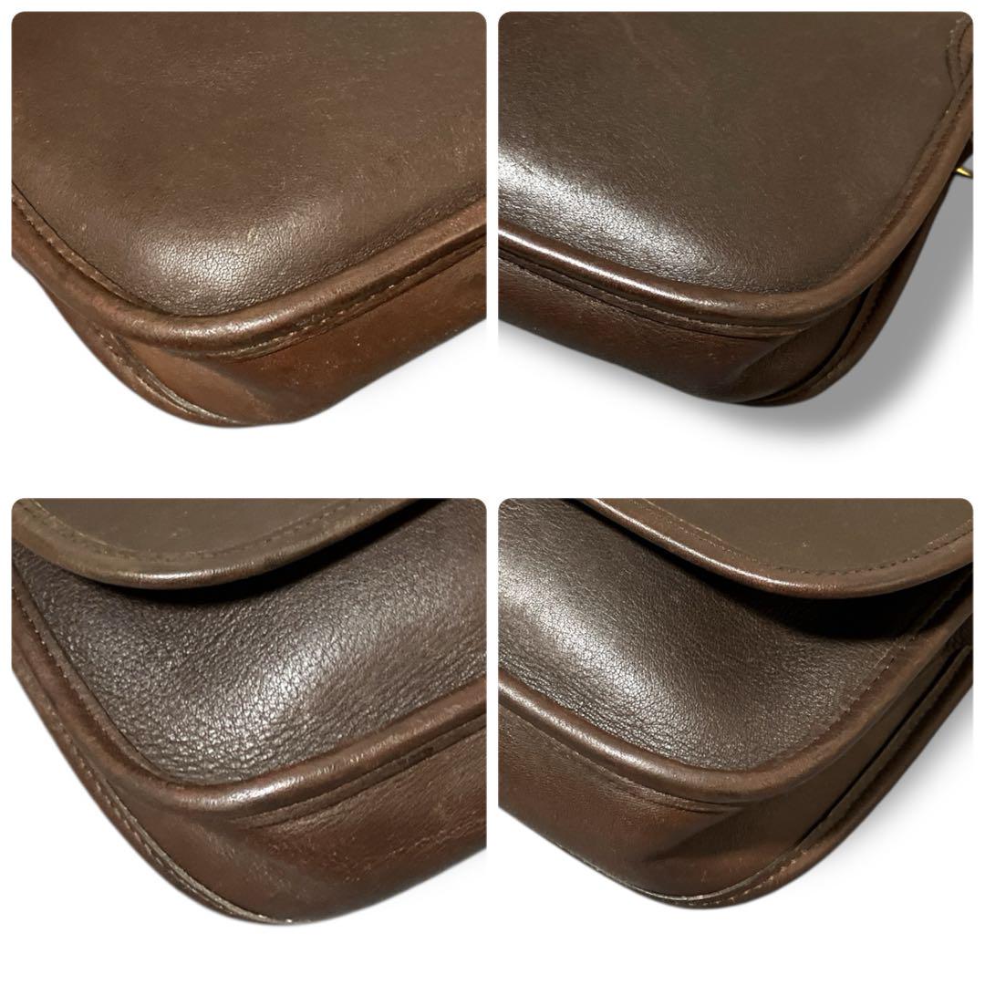 オールドコーチ 2way ヴィンテージ フラップ ショルダーバッグ ブラウン オールドコーチ 2way ヴィンテージ フラップ ショルダーバッグ