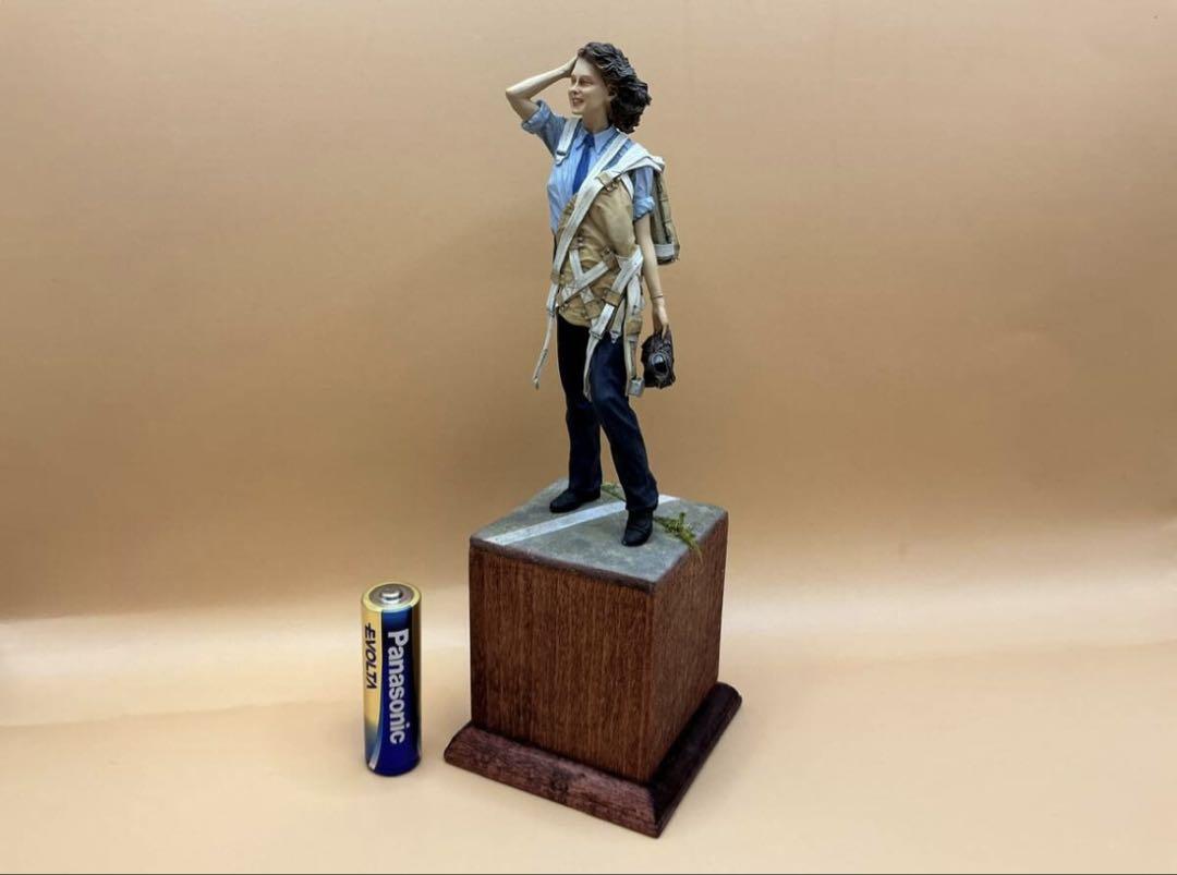 ガレージキット　塗装済み完成品　イギリス空軍の女性パイロット　1/16 ガレージキット 塗装済み完成品 イギリス空軍の女性パイロット 1/16