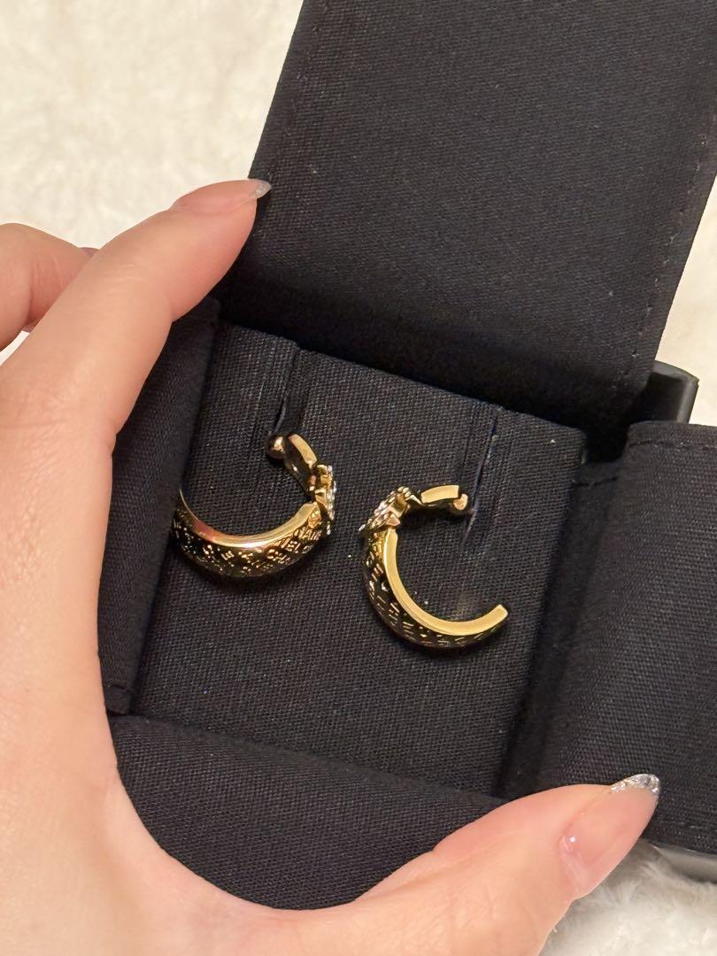 2025新入荷 CHANEL ゴールド フープピアス 箱付き アクセサリー