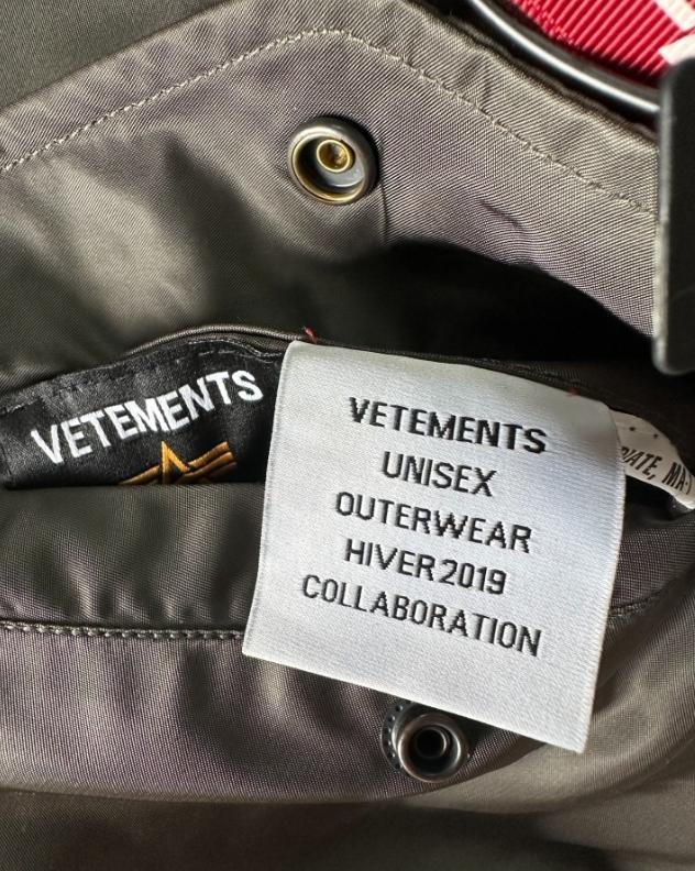 VETEMENTS × ALPHA レーシングジャケット MA-1