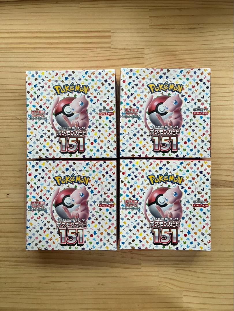 ポケモンカード151 4箱