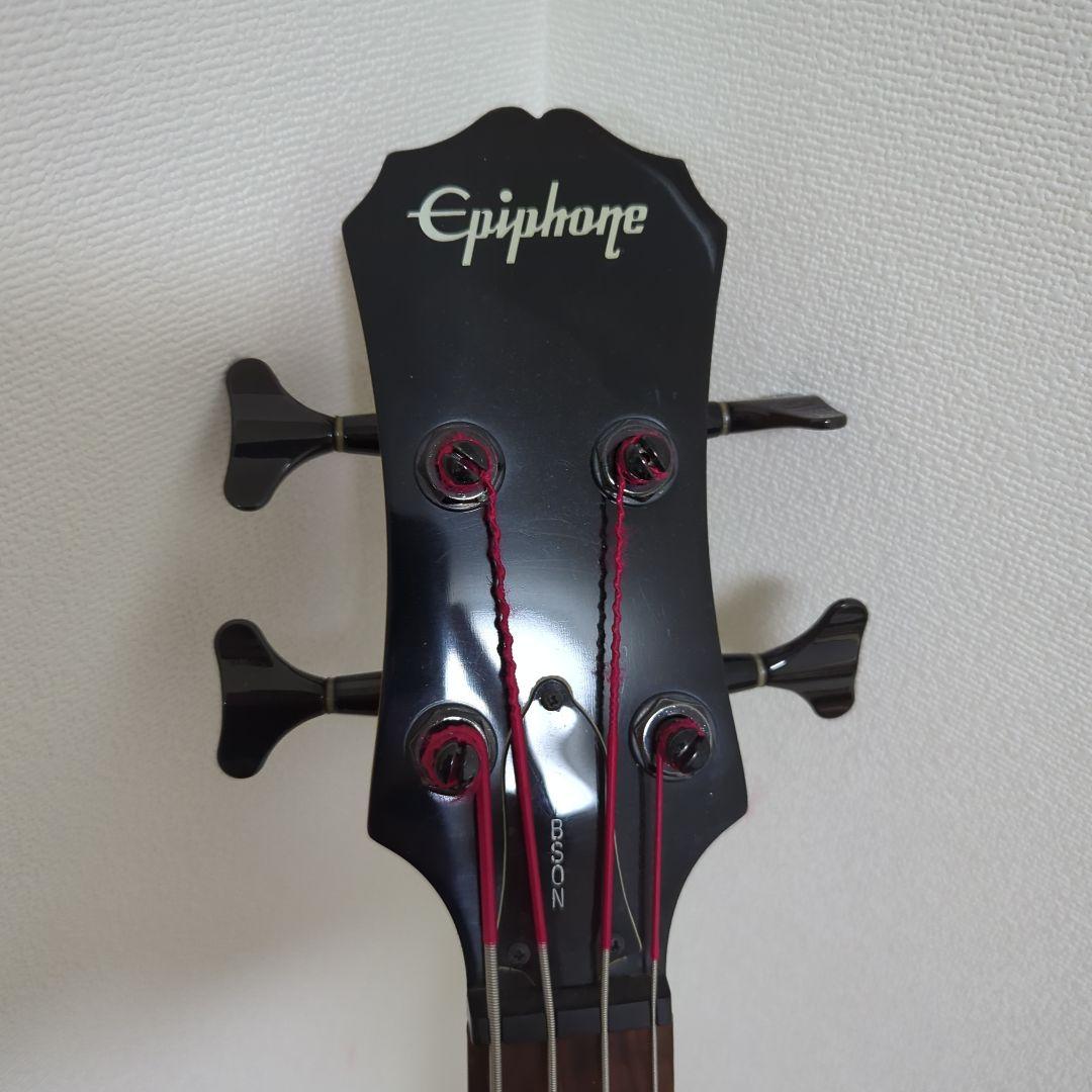 Epiphone エレキベース サンバースト 22フレット　ケース付き