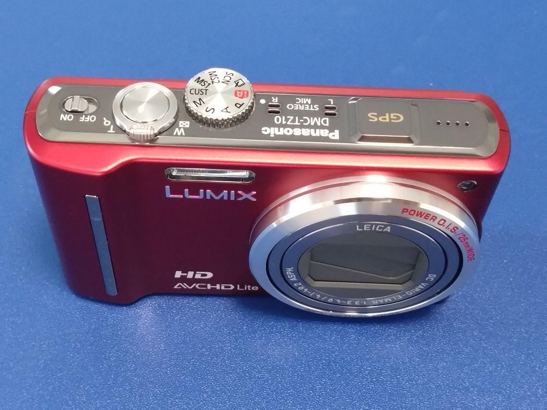 Panasonic DMC-TZ10 LUMIX 赤 コンパクトデジタルカメラ