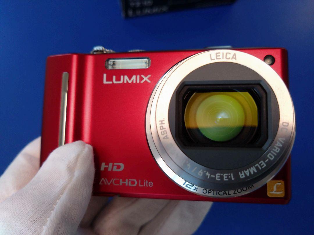 Panasonic DMC-TZ10 LUMIX 赤 コンパクトデジタルカメラ