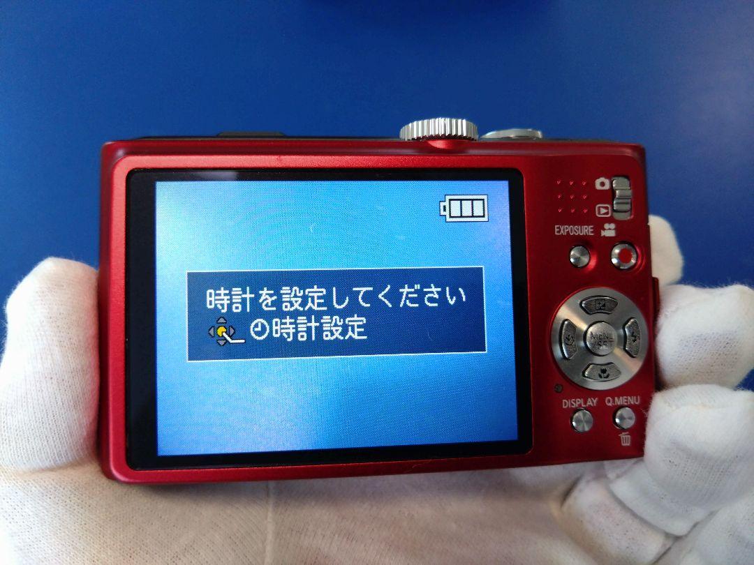 Panasonic DMC-TZ10 LUMIX 赤 コンパクトデジタルカメラ