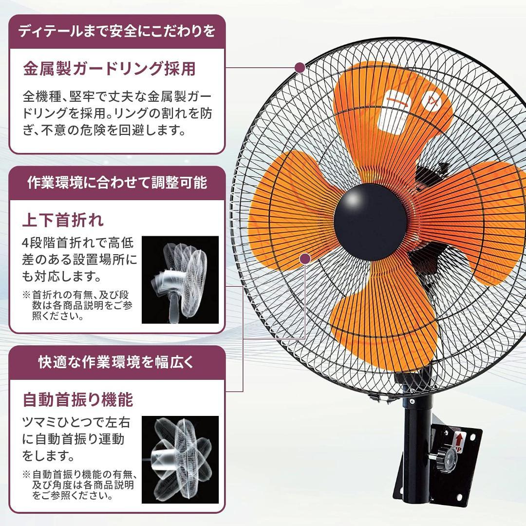 ナカトミ 45cm 業務用 壁掛け扇風機 QZW-45