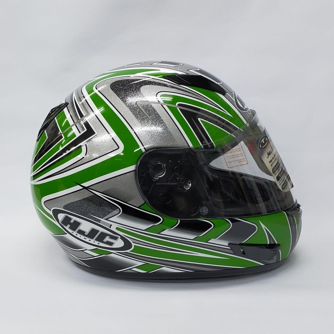 フルフェイスヘルメット HJC CL-15 LL 緑 オートバイ バイク - メルカリ