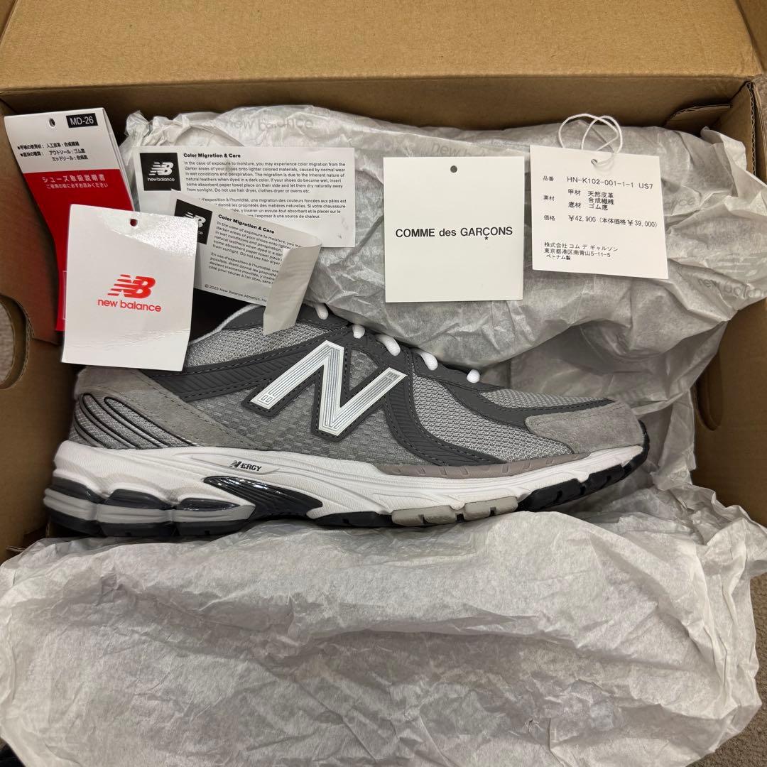 25cm New Balance MR860 COMME des GARCONS