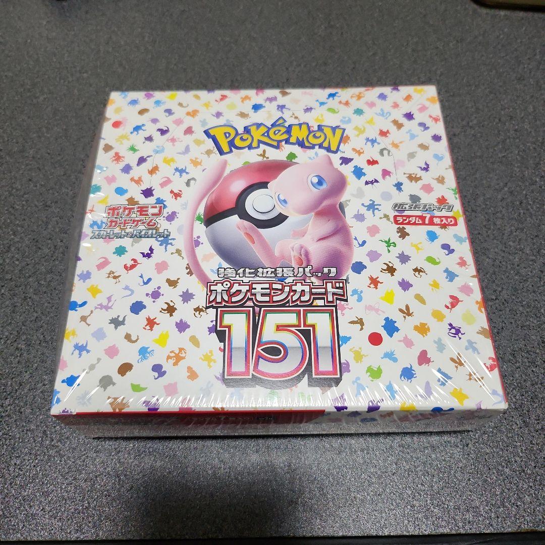 シュリンク破けアリ　151 BOX シュリンク付き ポケカ 151(シュリンク付き未開封BOX)