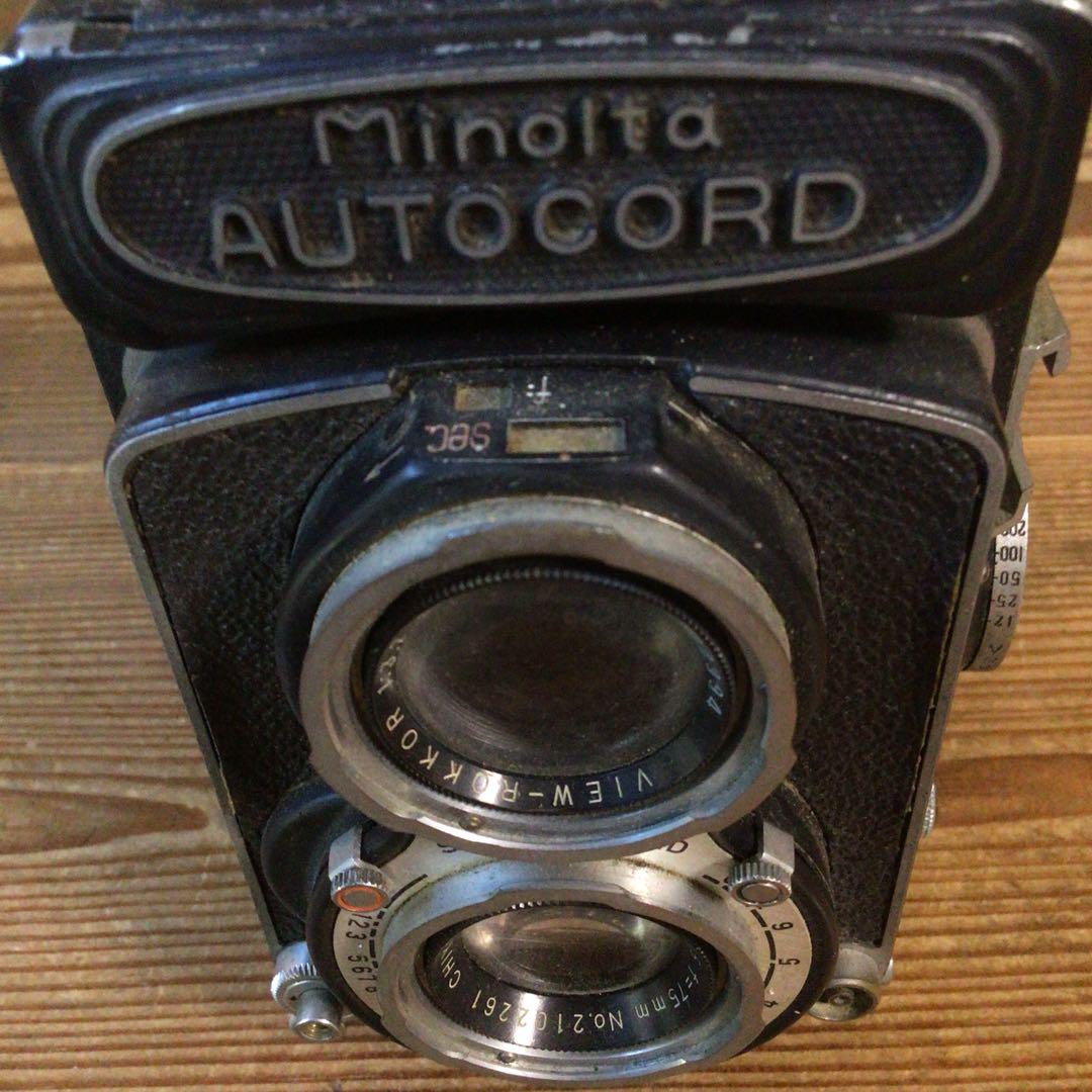 No3998 動作未確認品　ミノルタ　二眼レフカメラ　オートコードL型　送料無料 No3998 動作未確認品 ミノルタ 二眼レフカメラ オートコードL型
