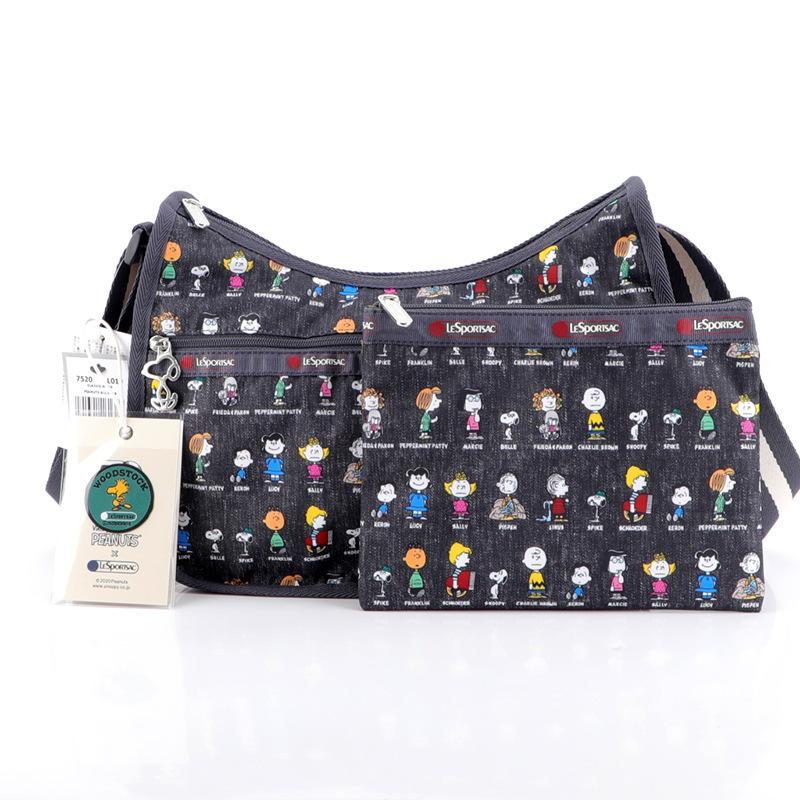 【✨美品✨】レスポートサック x ピーナッツ ショルダーバッグ ポーチ 70周年 新品 レスポートサックXピーナッツ 70周年 日本限定 デニム