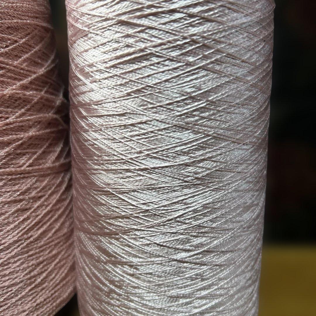 桜色 群馬シルク510g ウールレーヨン1.04kg
