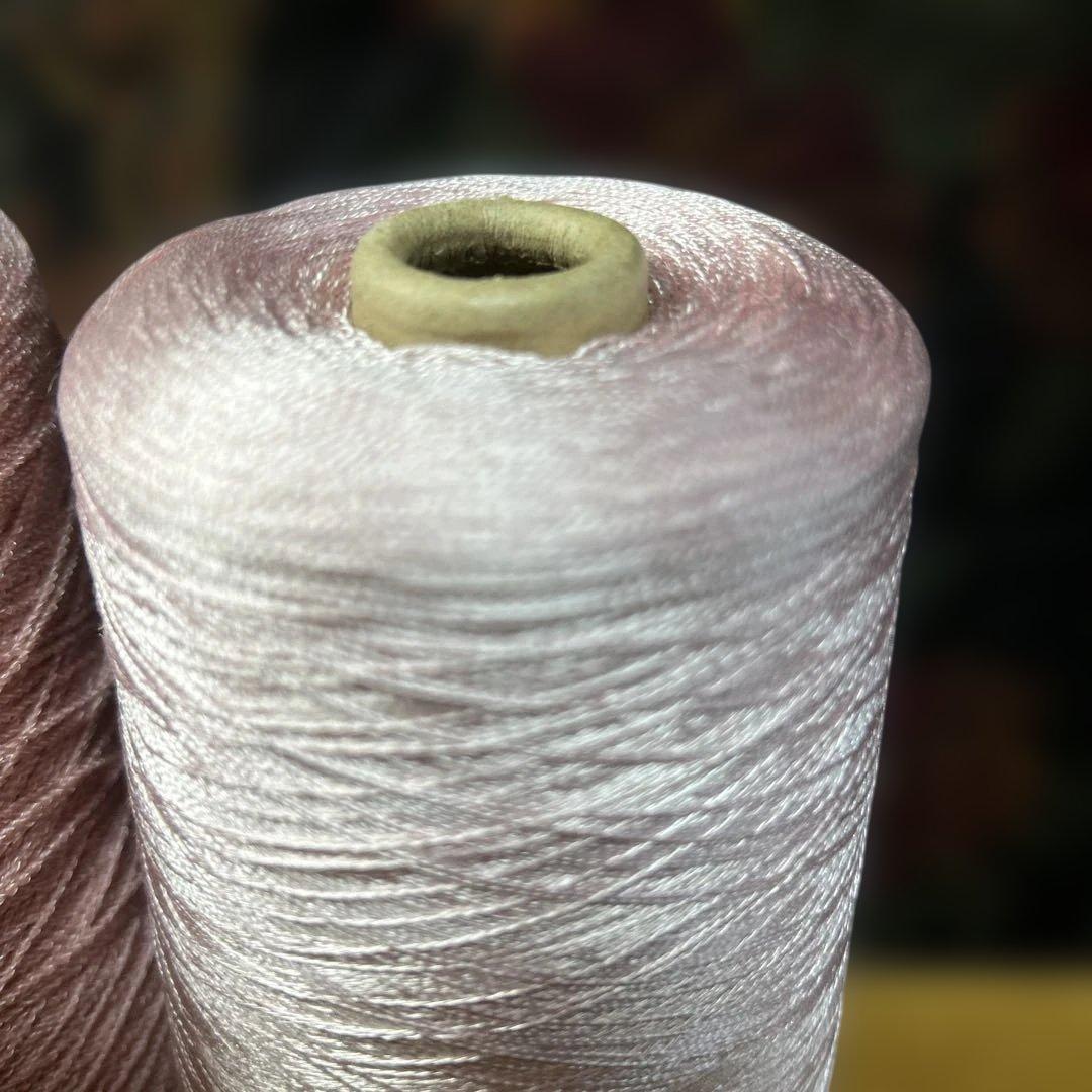 桜色 群馬シルク510g ウールレーヨン1.04kg