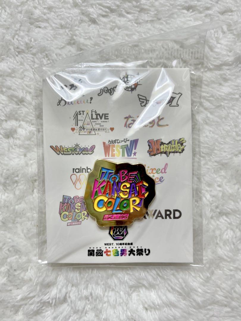 TO BE KANSAI COLOR ピンバッジ K 関西七色男大祭り WEST - メルカリ