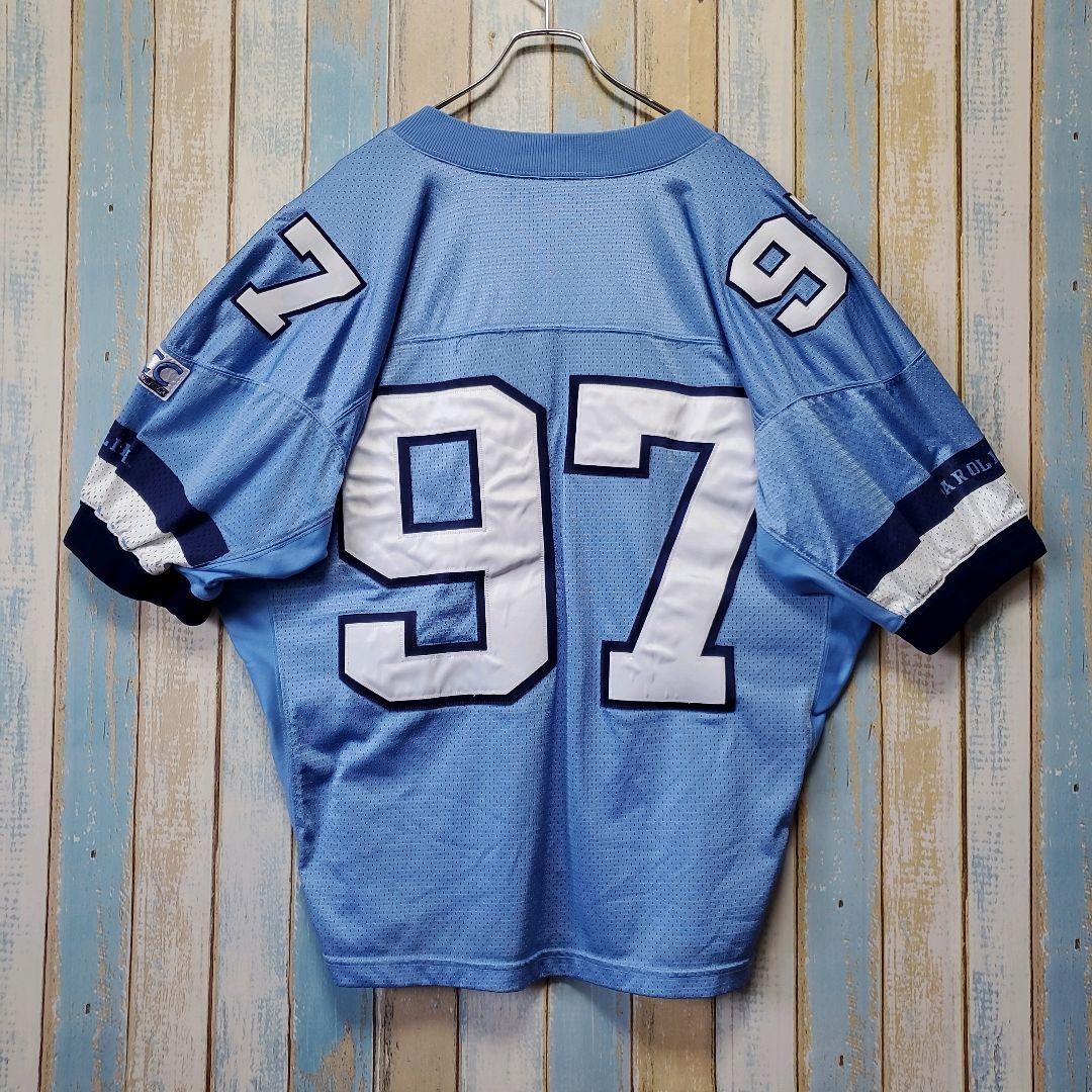 Nike フリルリメイクアメフトシャツ NIKE - ナイキ リメイク 袖フリルTシャツの通販 by kao＊'s