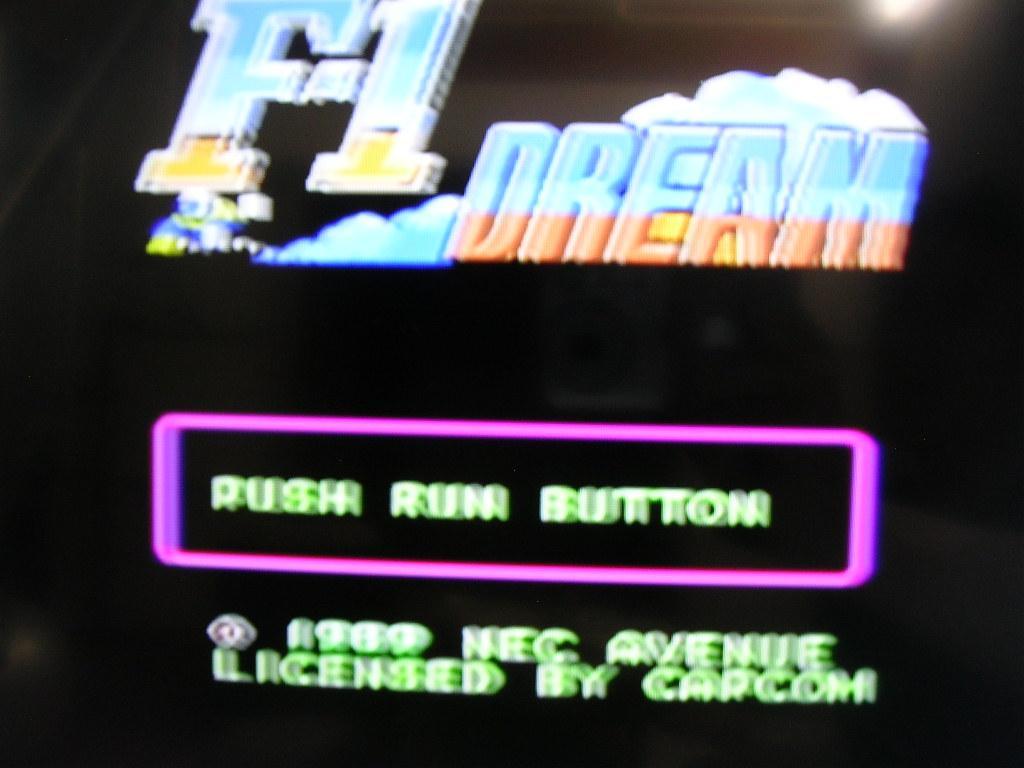 PCE「F-1 DREAM(F1ドリーム：エフワンドリーム)」PCエンジン