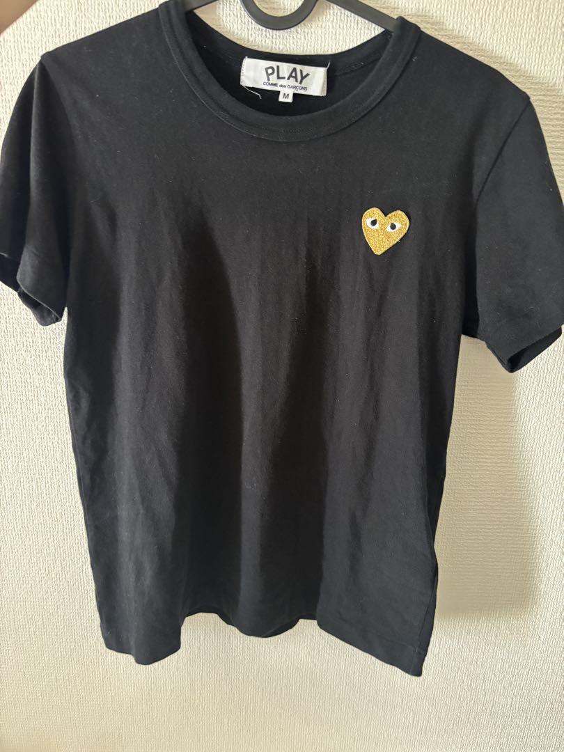 PLAY COMME des GARCONS 半袖Tシャツ ハート 刺繍ロゴ