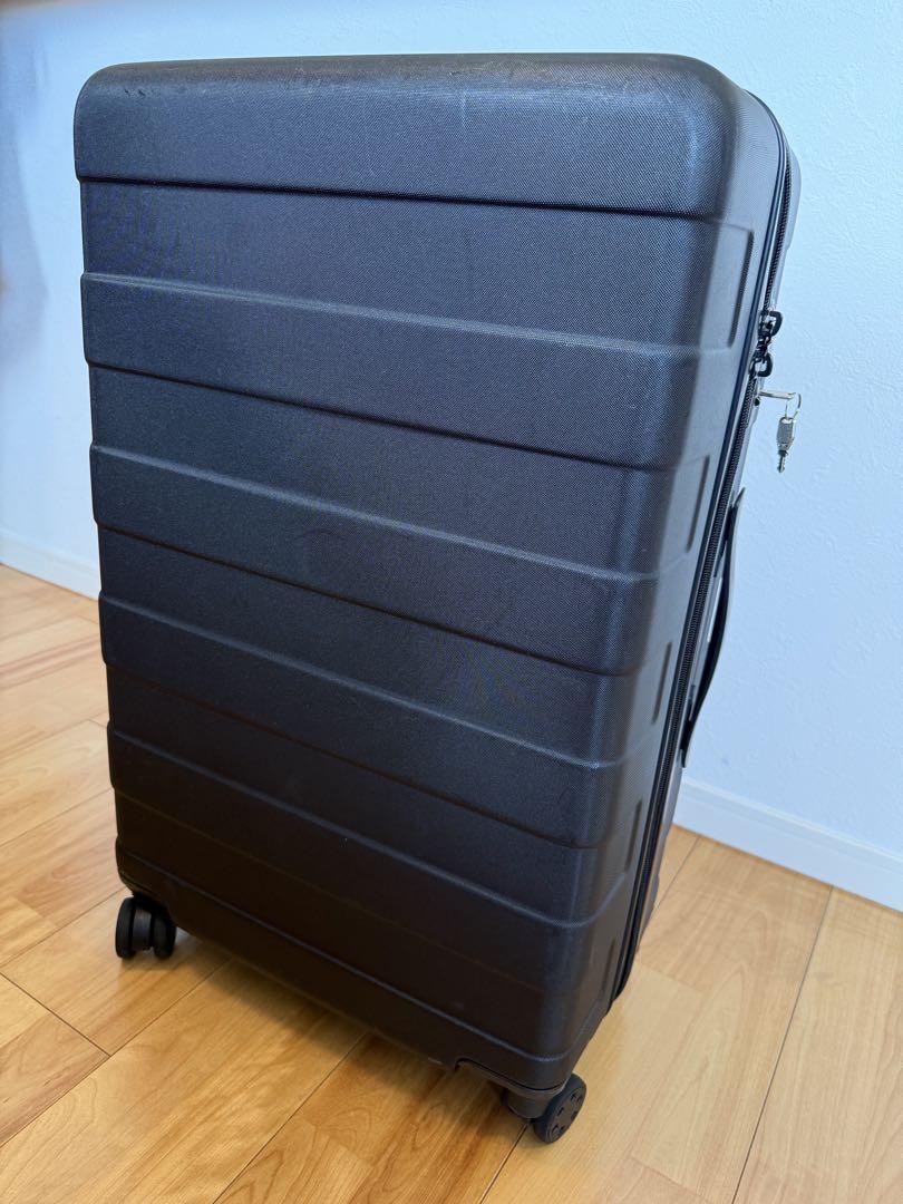 廃盤品☆無印良品 キャリーケース 黒 4輪 63L - メルカリ