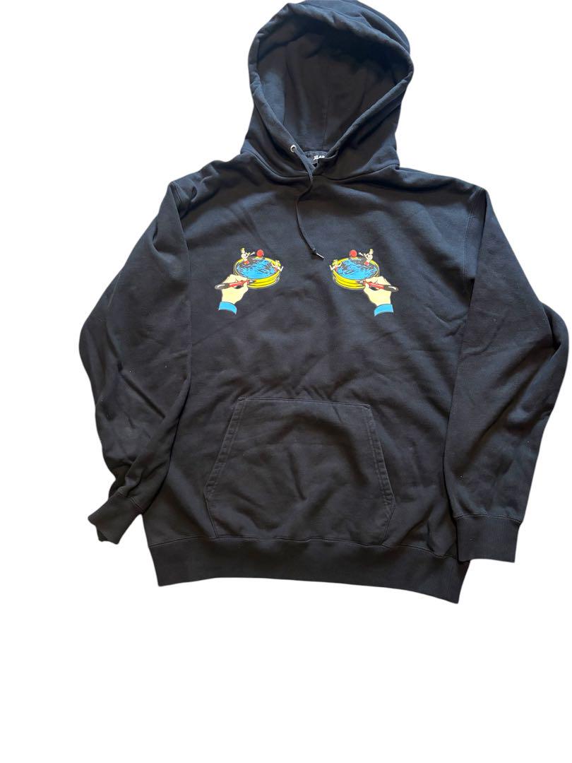 XLARGE ブラック パーカー 1991年モデル XLARGE ブラック パーカー XL ストリート - トップス安く 買う