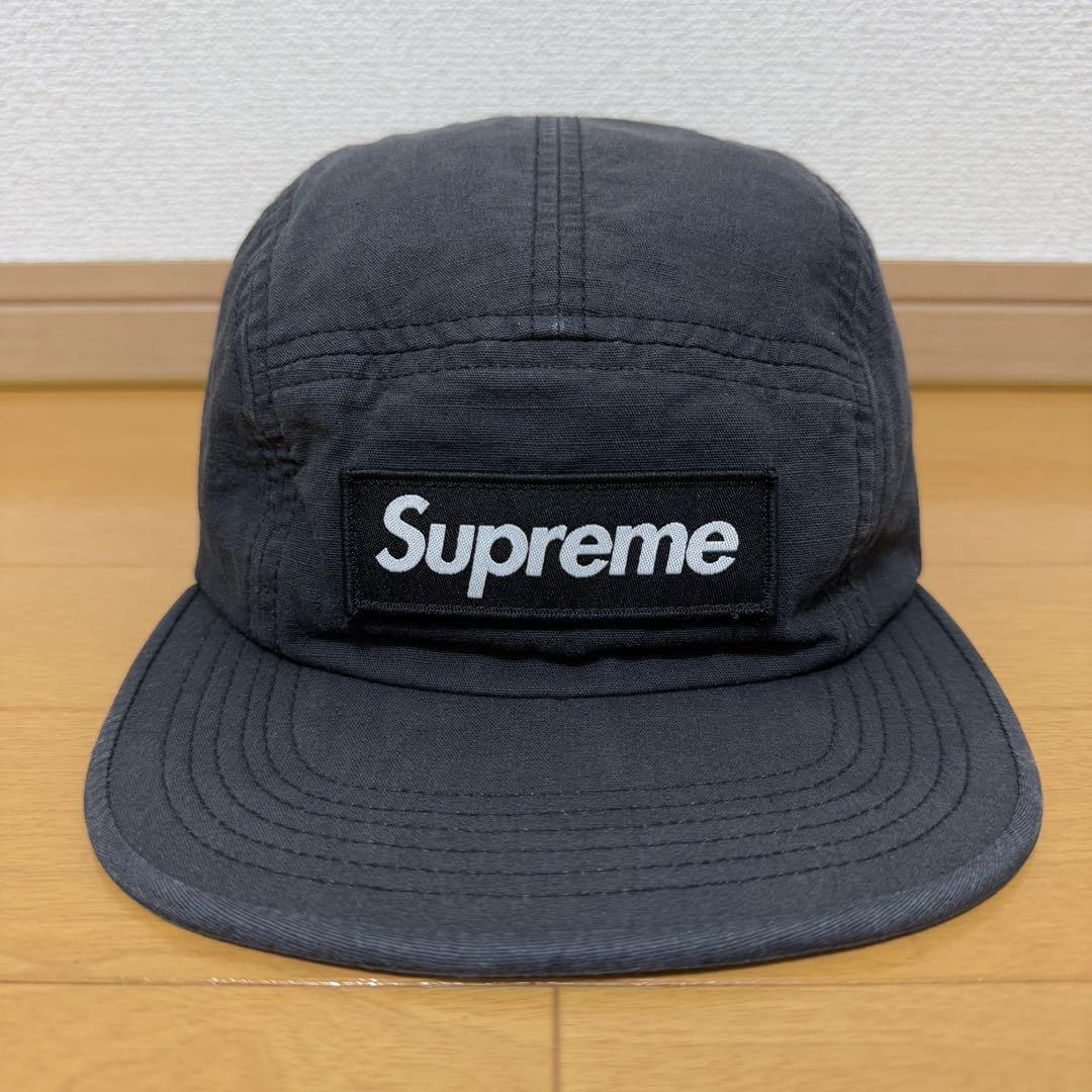Supreme Ripstop Camp Cap ブラック 15ss