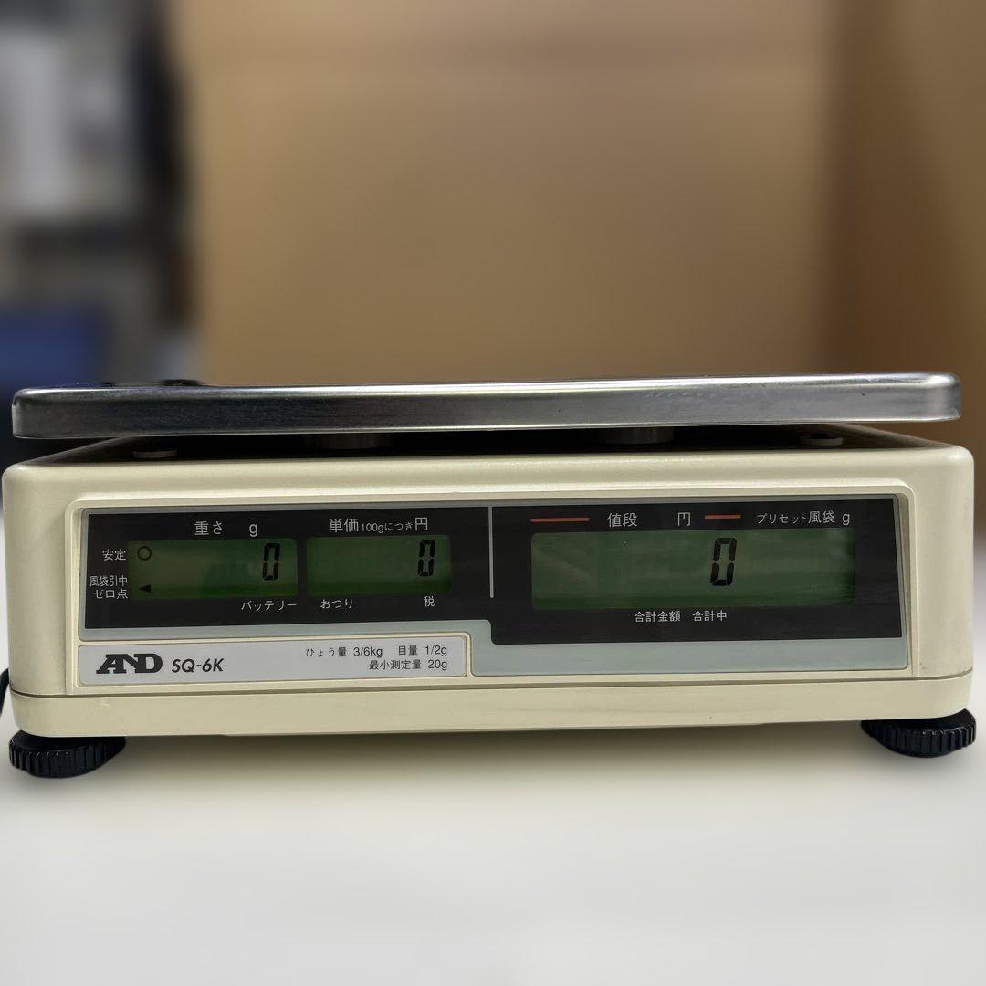 6140 A&D SQ-6K 店舗用料金はかり - メルカリ