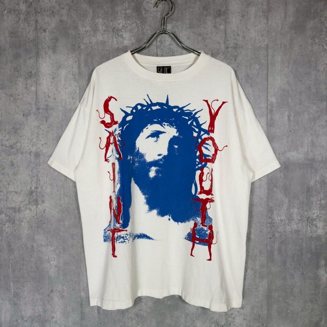 『SAINT MICHAEL』(XL) SAINT YOUTH Tシャツ