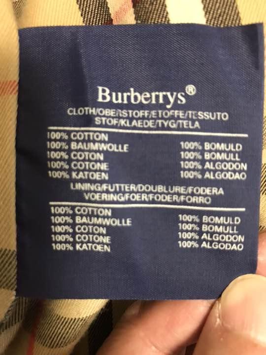 バーバリートレンチコート90's 英国製