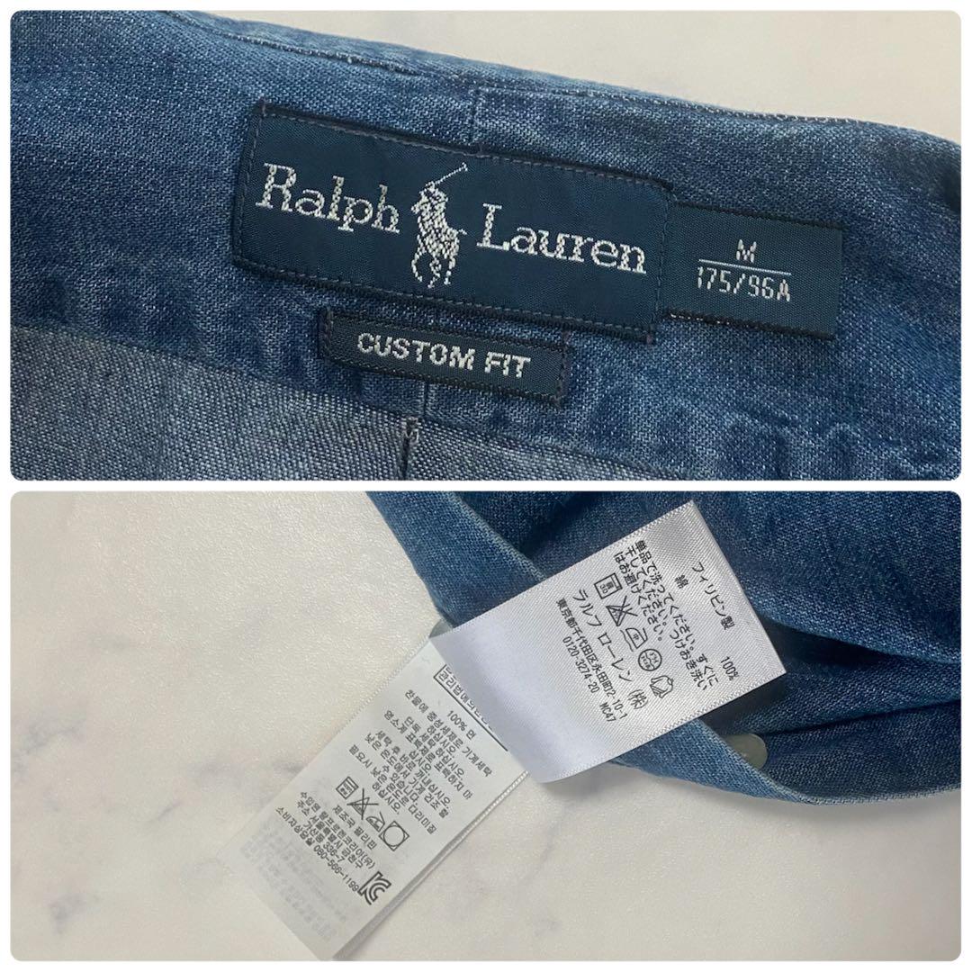 Ralph Lauren DENIM INDIGO 美品　L位　正規品　洗える