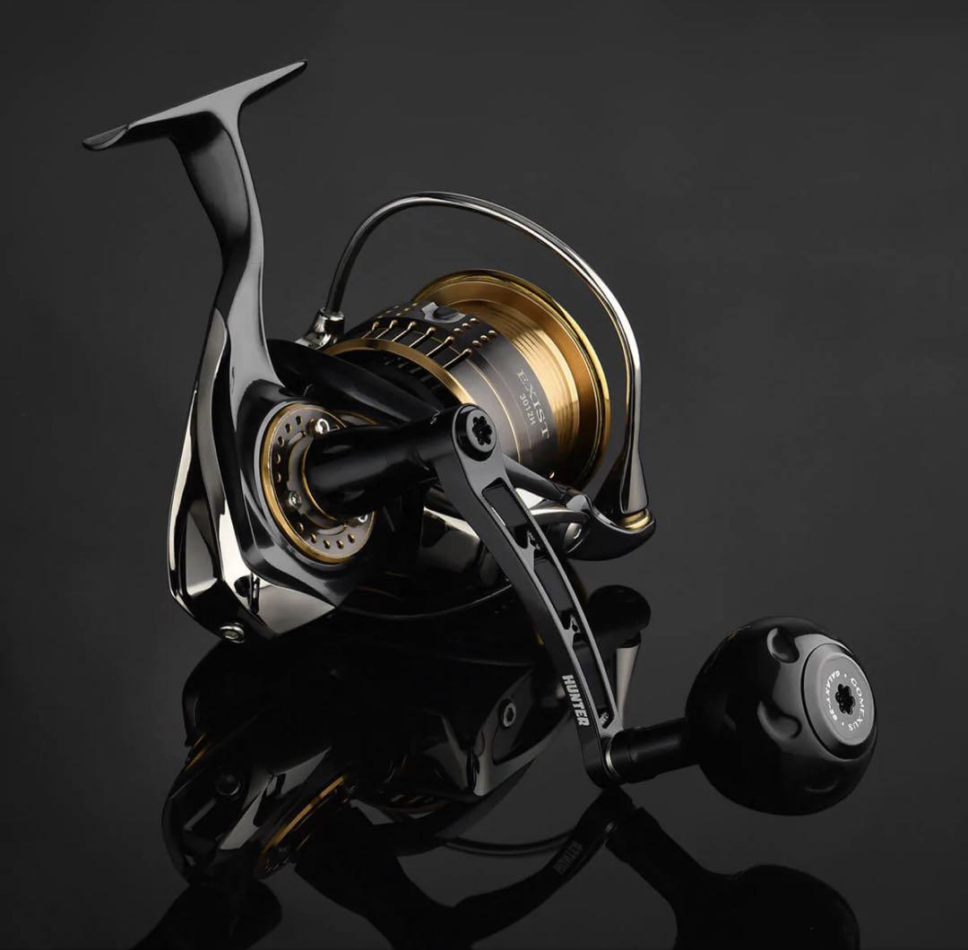 ゴメクサス　68mm HUNTER ダイワ　ハンドル セルテート　フルブラック ゴメクサス 68mm HUNTER ダイワ ハンドル セルテート フル