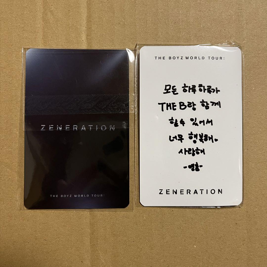 the boyz ヨンフン zeneration タレントグッズ｜www.winalist