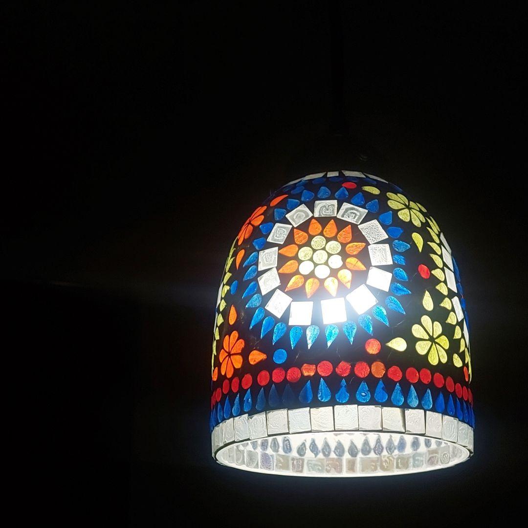 ペンダントライト モザイクランプ トルコランプ ハンギングライト LED