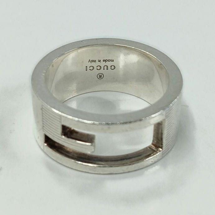 DZ17 グッチ 極美品 カットアウトGリング 指輪 実寸約8号 DZ17 グッチ 極美品 カットアウトGリング 指輪 実寸約8号 - メルカリ