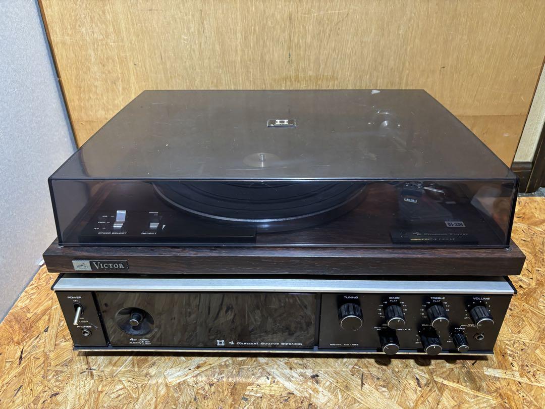 昭和レトロ チューナー付き レコードプレーヤー MS-503 Victor