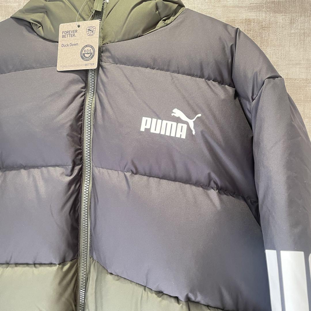 PUMAカーキダウン セール】PUMA プーマ メンズ モノ パデッド ジャケット（ダウン