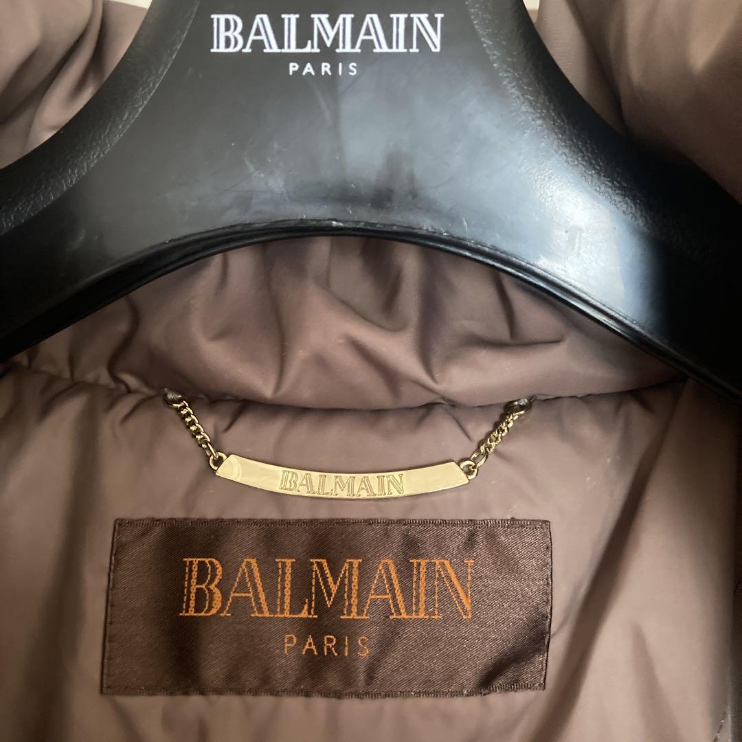【ダウン95% ブルーフォックス】BALMAIN PARIS ダウンコート