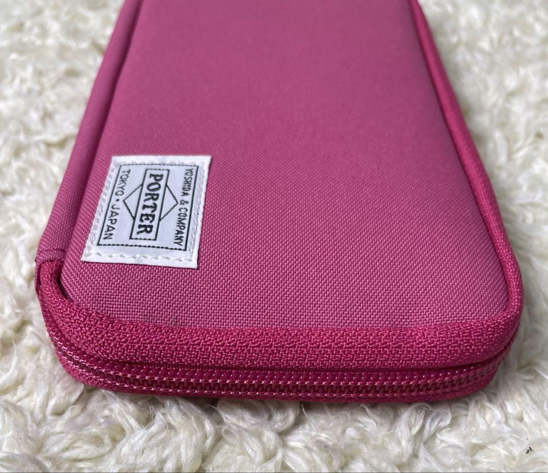 【ラッピング無料】 安価ファッション ナイロン ラウンドジッパー 長財布 PORTER - 小物