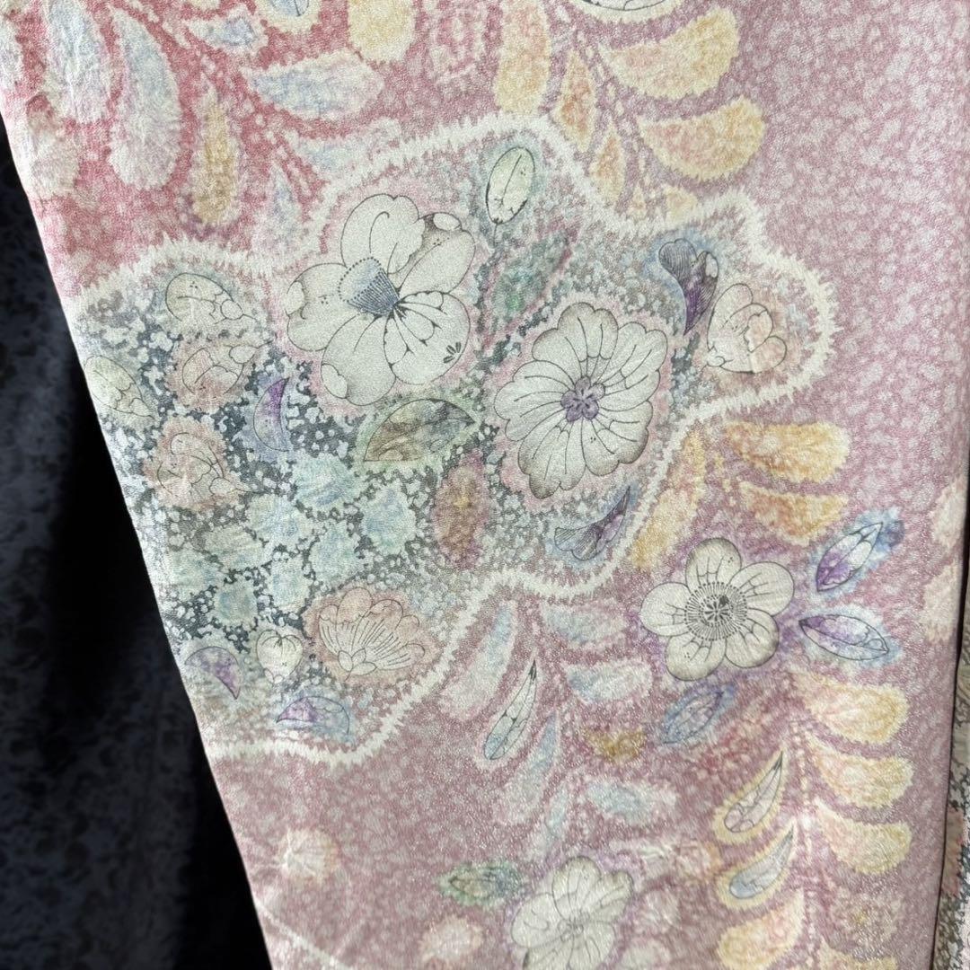 美品 辻ヶ花 辻が花 金通し ぼかし 逸品 フルセット 振袖 振り袖