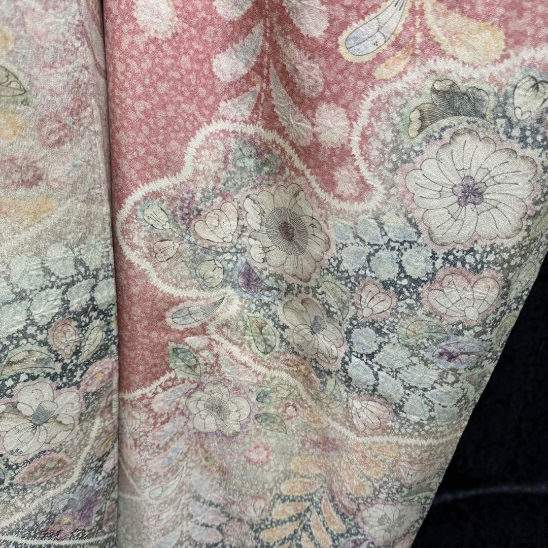 美品　辻ヶ花　たたき染　辻が花　逸品　蝶　ぼかし　金彩　フルセット　振袖　振り袖 美品 辻ヶ花 辻が花 金通し ぼかし 逸品 フルセット 振袖 振り袖