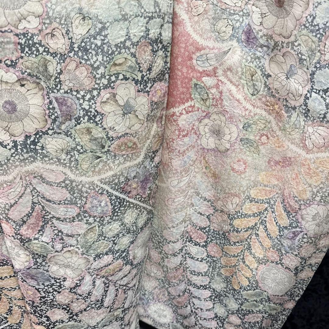美品 辻ヶ花 辻が花 金通し ぼかし 逸品 フルセット 振袖 振り袖