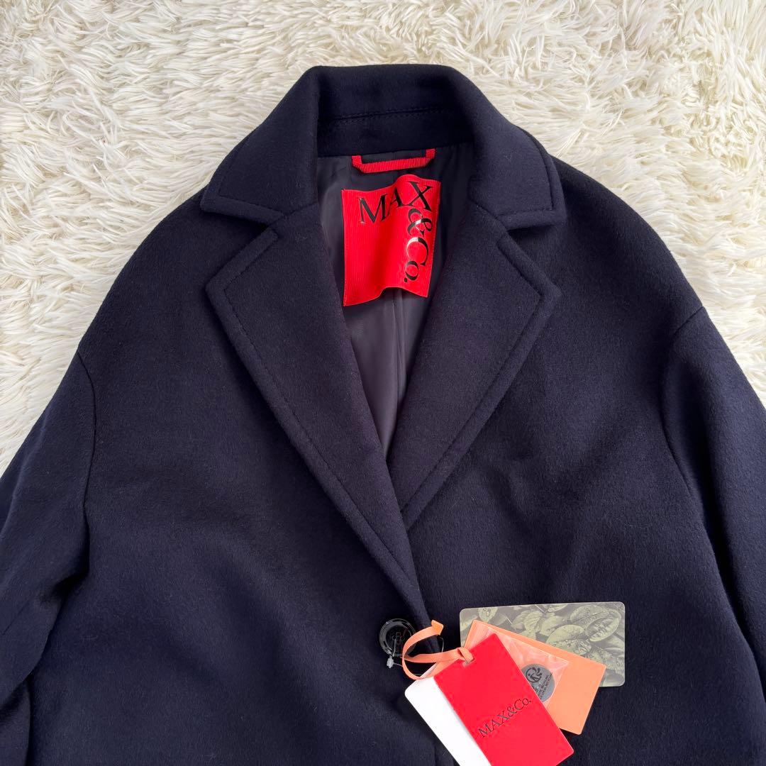 未使用タグ付き MAX&Coマックスアンドコー ウールシングルチェスターコート 未使用タグ付き MAX&Coマックスアンドコー ウールシングルチェスターコート