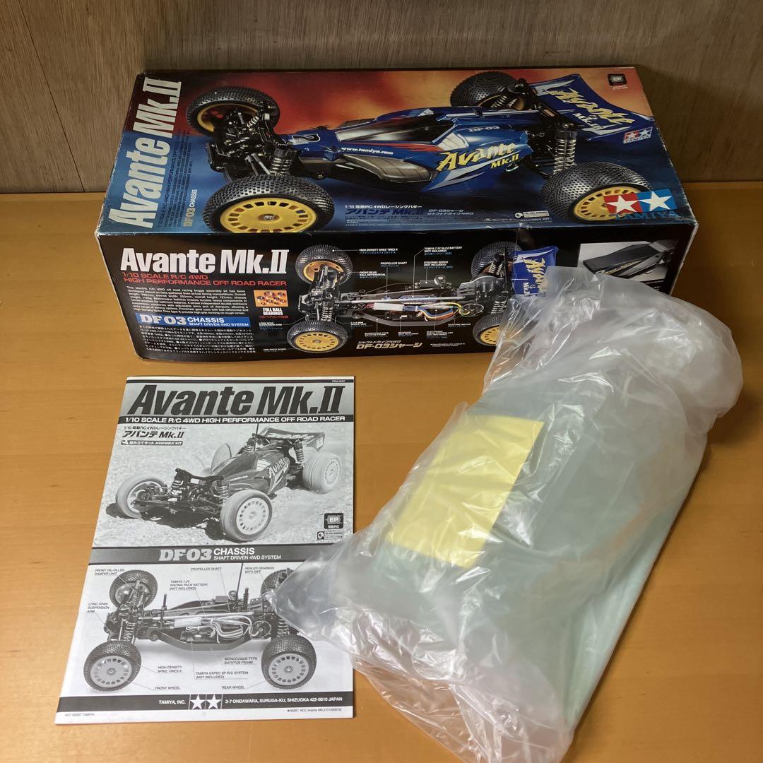 新品】 タミヤ DF03 アバンテマーク2 ボディ ウイング 空箱 取扱